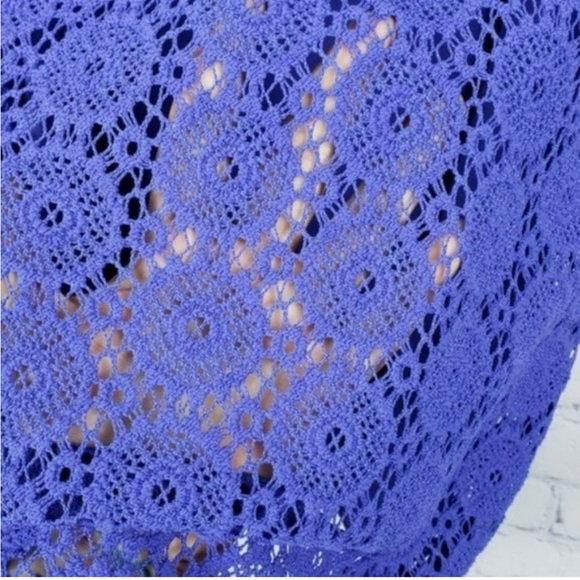 ❌SOLD Lilly Pulitzer Topanga crochet lace dress in purple - Picture 9 of 15